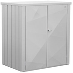 BIOHORT Terrassenschrank &raquo;Romeo&laquo;, BxHxT: 132 x 140,2 x 87 cm, silber-metallic -