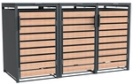 Westmann M&uuml;lltonnenbox &raquo;Lacina&laquo;, BxHxT: 200 x 116 x 80 cm, f&uuml;r 3 x 240 L