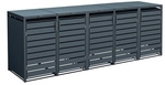 Westmann M&uuml;lltonnenbox &raquo;Moderna&laquo;, BxHxT: 350 x 135 x 83 cm, f&uuml;r 5 x 240 L