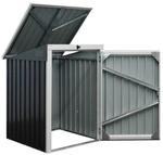 HOME DELUXE M&uuml;lltonnenbox &raquo;BASURA&laquo;, Gr&ouml;&szlig;e S, 1x 240L - grau