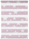 Lichtblick Duo-Rollo, &lrm;Klemmfix, B x L: 80 x 150 cm, Sterne, rosa - rot