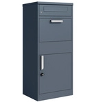 Westmann Paketkasten &raquo;Pedro&laquo;, BxHxT: 50 x 112 x 37 cm, anthrazit, Stahl - grau