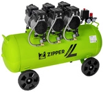 ZIPPER Kompressor, &raquo;Silent-Kompressor 90l&laquo;, 90L, &ouml;lfrei - gruen