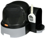 PawHut Katzentoilette, mit Schaufel, LxBxH: 52 x 60 x 42 cm - grau