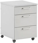 SCHILDMEYER Rollcontainer &raquo;Serie 1500&laquo;, BxH: 41,2 x 60,1 cm, Holzwerkstoff - grau