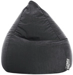 Sitting Point Sitzsack &raquo;BeanBag EASY L&laquo;, anthrazit, BxH: 70 x 90 cm - schwarz