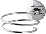 FACKELMANN Haartrockner-Halter &raquo;Vision&laquo;, BxHxT: 10 x 8 x 13 cm - silberfarben