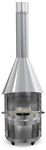 asado Gartenkamin &raquo;Fuego ES 70&laquo;, BxHxT: 70 x 225 x 70 cm, silber - silberfarben