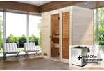 WEKA Massivholzsauna &raquo;VALIDA&laquo;, BxHxT: 189 cm x 203,5 cm x 189 cm, mit Klarglast&uuml;r