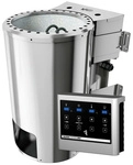KARIBU Saunaofen, inkl. externer Steuerung, 3,6 kW - silberfarben
