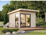 PALMAKO Gartenhaus &raquo;Andrea&laquo;, Aufstellma&szlig;e BxTxH: 340 x 352 x 249 cm, unbehandelt,