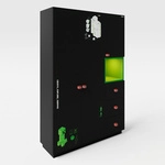 PHOENIX Kleiderschrank &raquo;MINECRAFT&laquo;, BxHxT: 135 x 200 x 50 cm - grau