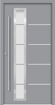 Splendoor Haust&uuml;r &raquo;SPLIT Prime&laquo;, Aluminium, in verkehrsgrau