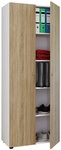 VCM Schrank &raquo;Vandol I&laquo;, BxHxL: 39 x 178 x 70 cm, Holzwerkstoff - weiss