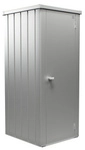 BIOHORT Terrassenschrank &raquo;Julia&laquo;, BxHxT: 77,7 x 180,9 x 87 cm, silber-metallic -
