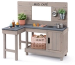 MUDDY BUDDY Matschk&uuml;che &raquo;Coffee Corner&laquo;, warmgrau