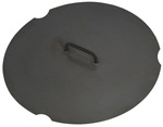 CookKing Feuerschalendeckel, BxHxT: 82 x 3 x 82 cm, schwarz