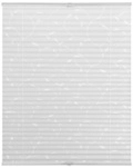 Lichtblick Plissee, Klemmfix, 70x130 cm, wei&szlig; Pflanze - weiss