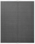 Lichtblick Plissee, Klemmfix, verspannt, 90x210 cm, hellgrau