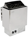 Saunaofen &raquo;KIVA&laquo;, 4,5 kW - silberfarben