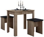 VCM Esstisch &raquo;Esal L&laquo;, BxL: 50 x 80 cm - braun