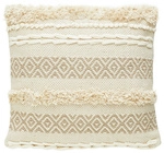 ANDIAMO Kissen &raquo;Livia&laquo;, LxB: 45 x 45 cm, 100% Baumwolle - beige