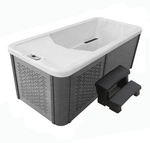 Canadian Spa Whirlpool, Whirlpool Chill Therapy Spa weiss, braun