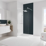 SCHULTE Duschr&uuml;ckwand &raquo;DecoDesign&laquo;, 90 x 255 cm, Anthrazit - grau