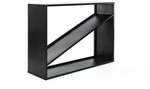 Westmann Kaminholzregal, BxHxT: 35 x 80 x 115 cm - schwarz