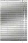 GARDINIA Aluminium-Jalousie, Silber, 90x240 cm