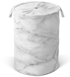 Sanilo W&auml;schekorb &raquo;Marmor&laquo;, 60L, Grau, Rund