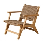 Cinas Loungestuhl &raquo;Eya&laquo;, BxHxT: 68 x 68 x 82 cm, Teakholz, braun
