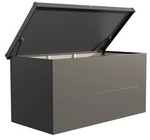 Telluria Gartenbox &raquo;NEVIO 160&laquo;, 165 x 85 x 85 cm, anthrazit - silberfarben