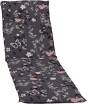 BEO Liegenauflage &raquo;Barcelona&laquo;, grau, Blumen, BxL: 60 x 193 cm