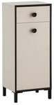 SCHILDMEYER Highboard &raquo;Edda&laquo;, BxH: 40,3 x 96,4 cm, cremebeige - weiss