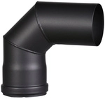 FIREFIX&reg; Rauchrohr, &Oslash;: 8 cm, St&auml;rke: 1,2 mm, Stahl - schwarz