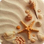 Sanilo Badematte &raquo;Sanibel&laquo;, 53 x 53 cm, Beige, Quadratisch