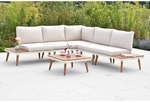 MERXX Gartenliege &raquo;Deckchair&laquo;, LxB: 154 x 67 cm, max. Belastung: 100 kg - grau