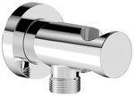 Chris Bergen Wandanschlussbogen, Messing, chrom, mit R&uuml;ckflussverhinderer -