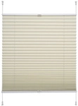 LIEDECO Klemmfix Thermo Plissee, 40x130 cm - beige
