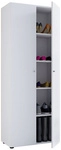 VCM Schuhschrank &raquo;Vandol I&laquo;, BxHxL: 39 x 180 x 71 cm, Holzwerkstoff - weiss