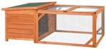 PawHut Kleintierstall, BxHxT: 100 x 49 x 125,5 cm, Tannenholz - orange