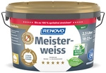 RENOVO Dispersionsfarbe, &raquo;Meisterweiss&laquo;, matt, 2,5 l