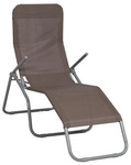 MERXX Gartenliege, Wellnessliege XXL,LxB: 154 x 67 cm - braun