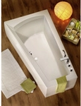 OTTOFOND Badewanne, BxHxL: 100 x 50 x 170 cm, asymetrisch - weiss