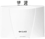 CLAGE Kleindurchlauferhitzer, 3,5 kw , 13,5 x 18,6 cm, untertischmontage - weiss