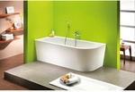 OTTOFOND Badewanne &raquo;Modena&laquo;, BxHxL: 78 x 44 x 178 cm, abgerundet - weiss