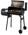 TEPRO Holzkohlegrill, &raquo;Smoker Wichita&laquo;, LxBxH: 115x63,5x116,5 cm, schwarz