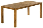 MERXX Tisch, mit Akazienholz-Tischplatte, BxHxT: 185 x 75 x 90 cm - beige