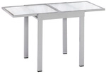 MERXX Ausziehtisch, BxHxT: 65 x 75 x 65 cm, Tischplatte: Sicherheitsglas -